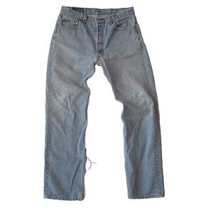 Vintage Levis 501xx Destroyed USA Mens Size Tag 36x34 Actual 33x30 Button Fly